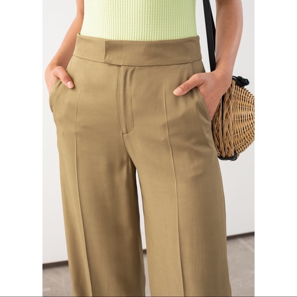 NWT & other stories high waist side slit pants - Picture 3 of 6